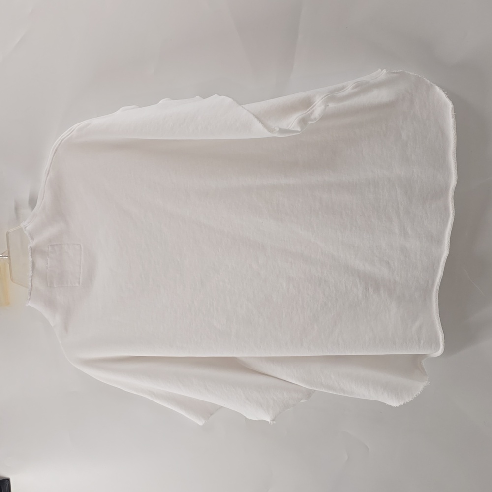 Frankie & Eileen Audrey White Asymmetrical Women's Blouse - Picture 9 of 9